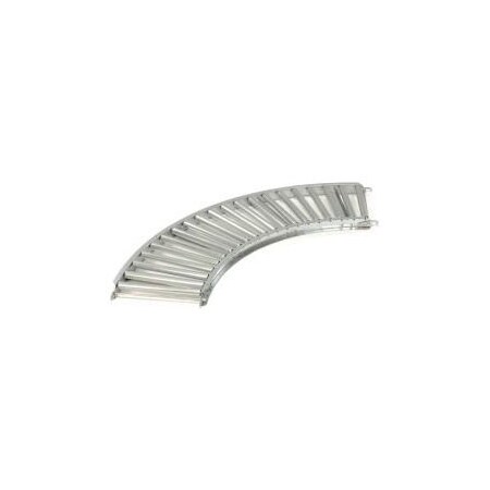 Omni Metalcraft Omni Metalcraft 1.9" Dia. Steel Roller Conveyor Curved Section GPHC1.9X16-36-3-90